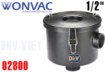 Bầu lọc gió bơm chân không WonVac 02800