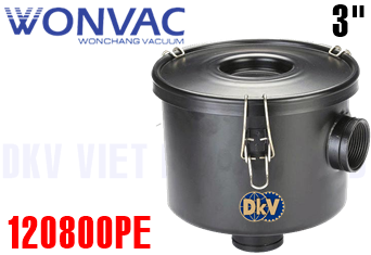 Bầu lọc gió bơm chân không WonVac 120800PE