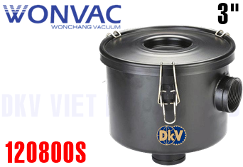 Bầu lọc gió bơm chân không WonVac 120800S