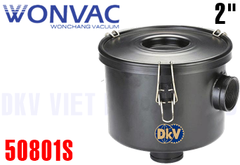Bầu lọc gió bơm chân không WonVac 50801S