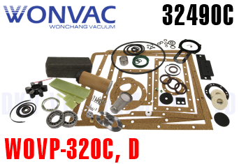Bộ Gasket kit bơm chân không WonVac 32490C