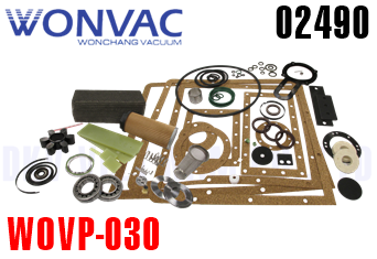 Bộ Gasket kit bơm chân không WonVac 02490