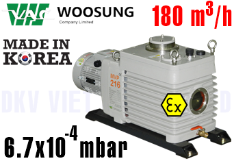 Bơm chân không Woosung MVP216 Ex