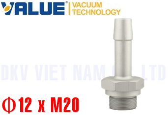 Cút nối chân không Value ϕ12xM20