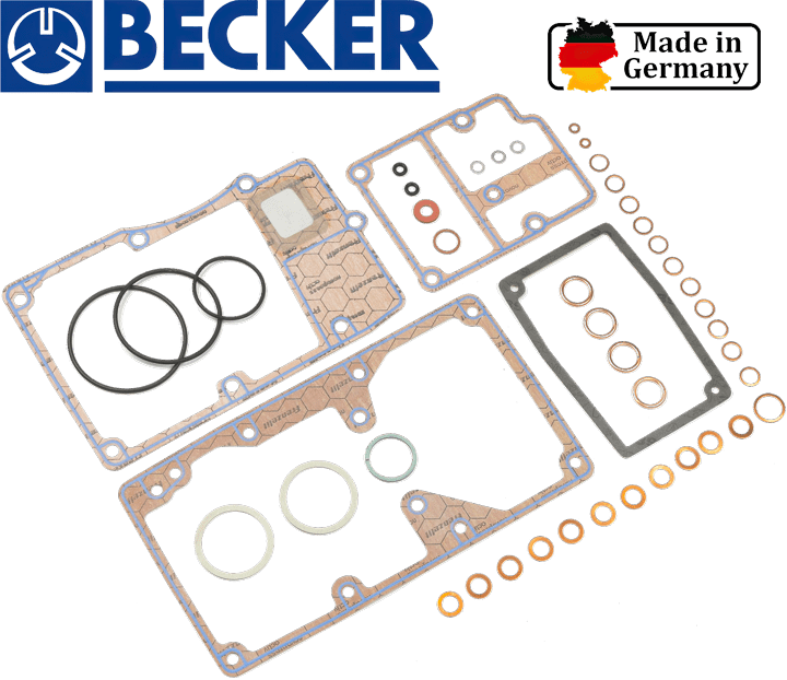 Bộ gioăng phớt Becker 54900110700, Becker Original Gasket Set 54900110700