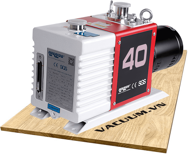 Bơm chân không Hokaido 2RH040C, Hokaido oil lubricated rotary vane vacuum pumps 2RH040C