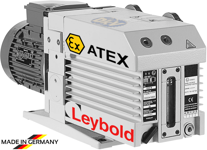 Bơm chân không Leybold TRIVAC D 25 B - ATEX (code: 140170), bơm hút chân không Leybold TRIVAC D 25 B - ATEX (code: 140170), Leybold vacuum oil sealed vacuum pumps TRIVAC D 25 B  - ATEX (code: 140170)