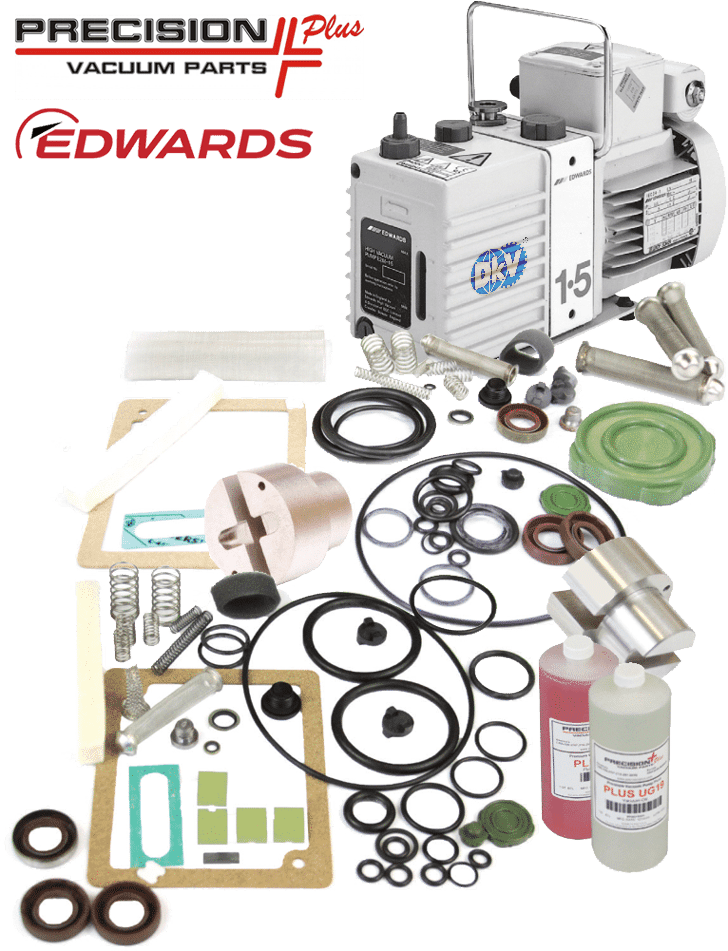Phụ tùng bơm chân không Edwards E2M0.7, Repair kits and part for Edwards vacuum pump E2M0.7