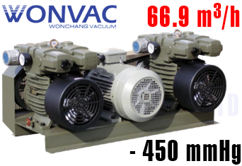 Bơm chân không Wonvac WBS-80B