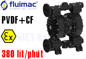 Bơm màng Fluimac P400-PVDF+CF