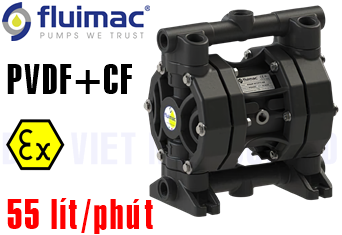 Bơm màng Fluimac P55-PVDF+CF