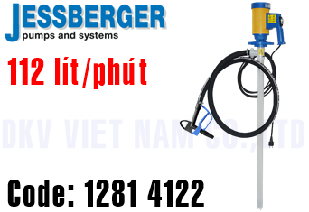 Bơm thùng phuy Jessberger JP-280 PVDF, 1281 4122