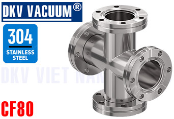 Cút chân không CF80, chữ thập