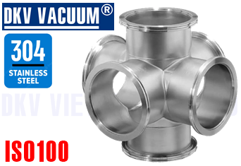 Cút chân không ISO100, 6 cổng