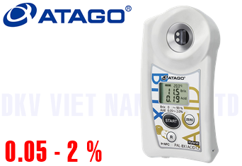 Khúc xạ kế Atago PAL-Easy ACID12 Master Kit