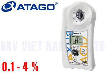 Khúc xạ kế Atago PAL-Easy ACID15 Master Kit