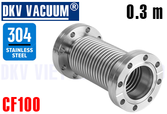Ống dây chân không CF100, 0.3 mét