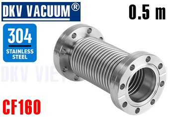 Ống dây chân không CF160, 0.5 mét