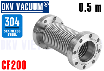 Ống dây chân không CF200, 0.5 mét