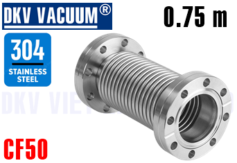 Ống dây chân không CF50, 0.75 mét