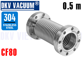 Ống dây chân không CF80, 0.5 mét