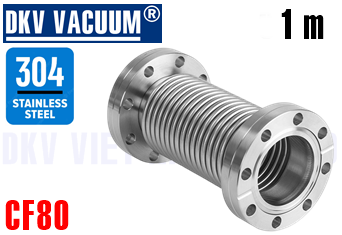 Ống dây chân không CF80, 1 mét