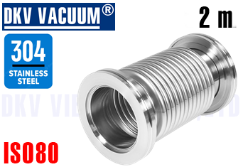Ống dây chân không ISO80, 2 mét
