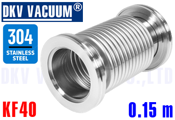 Ống dây chân không KF40, 0.15 mét