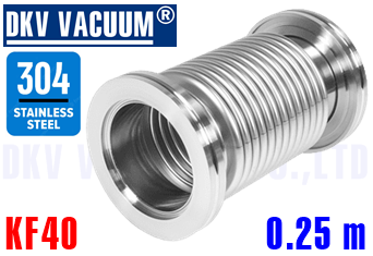 Ống dây chân không KF40, 0.25 mét