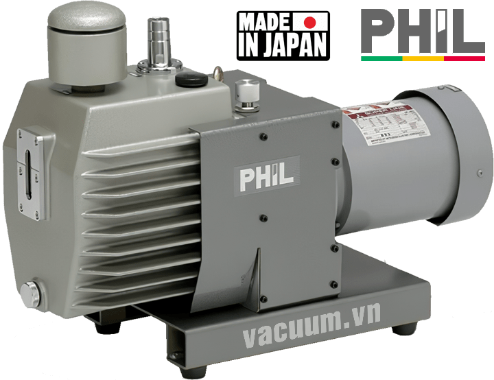 Bơm chân không Sato DW-185 II, bơm hút chân không Sato DW-185 II, Sato Oil Lubricated Rotary Vane Vacuum Pumps DW-185 II