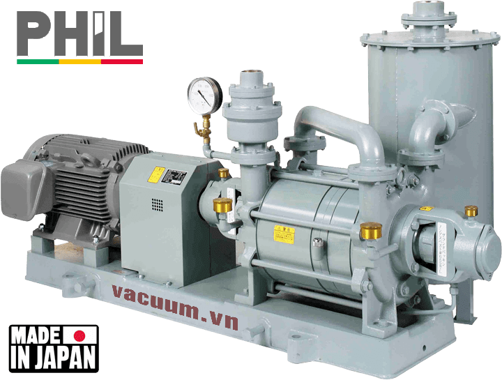 Bơm chân không vòng nước Sato SB-10, Sato water ring vacuum pump SB-10