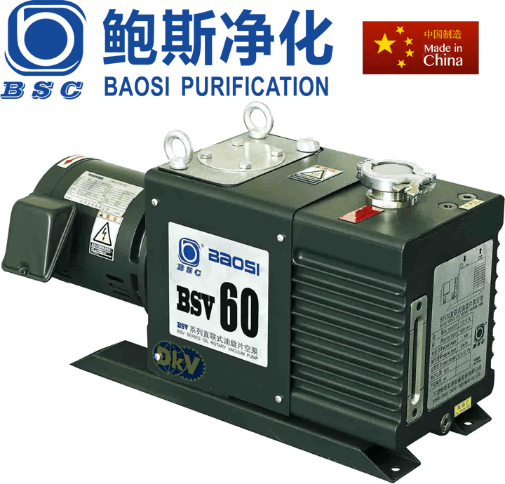 Bơm chân không Baosi BSV60, Baosi dual stage oil rotary vane vacuum pumps BSV60