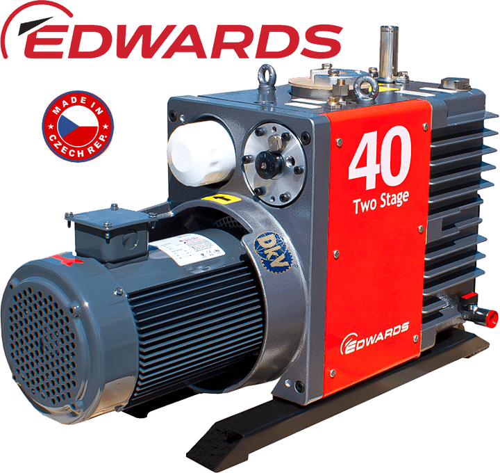 Bơm chân không Edwards E2M40, bơm hút chân không Edwards E2M40, Edward Vacuum oil sealed rotary vane pump E2M40