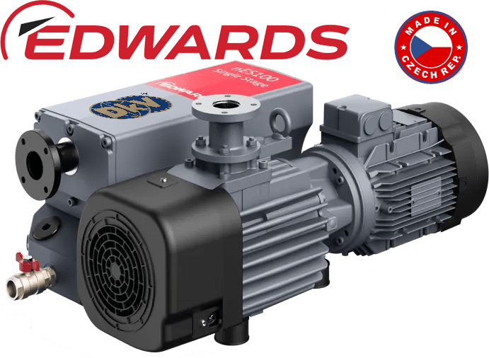 Bơm chân không Edwards nES100, bơm hút chân không Edwards nES100, Edward Vacuum oil sealed rotary vane pump nES100