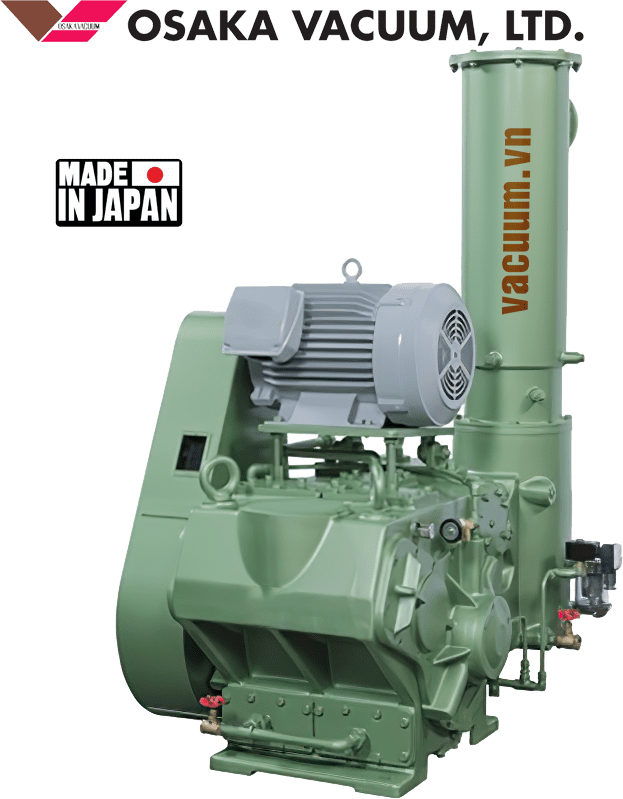 Bơm chân không Osaka P450, bơm hút chân không Osaka P450, Osaka oil belt drive rotary piston vacuum pumps P450