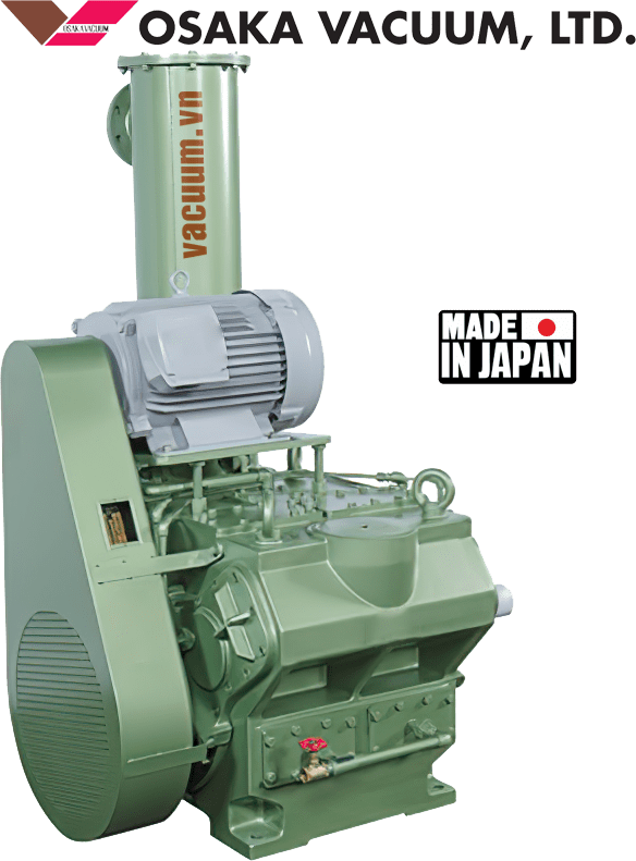 Bơm chân không Osaka P600, bơm hút chân không Osaka P600, Osaka oil belt drive rotary piston vacuum pumps P600