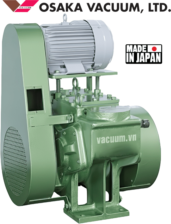 Bơm chân không Osaka P90, bơm hút chân không Osaka P90, Osaka oil belt drive rotary piston vacuum pumps P90