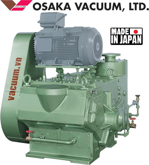 Bơm chân không Osaka P901, bơm hút chân không Osaka P901, Osaka oil belt drive rotary piston vacuum pumps P901