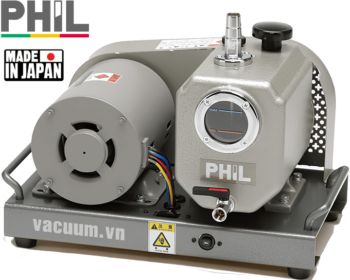 Bơm chân không Sato USW-50N, bơm hút chân không Sato USW-50N, Sato oil belt drive rotary vane vacuum pumps USW-50N