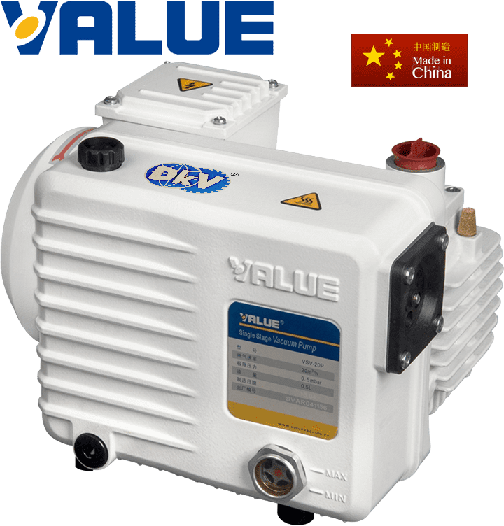Bơm chân không Value VSV-020P, Value Oil Lubricated Rotary Vane Vacuum Pumps VSV-020P