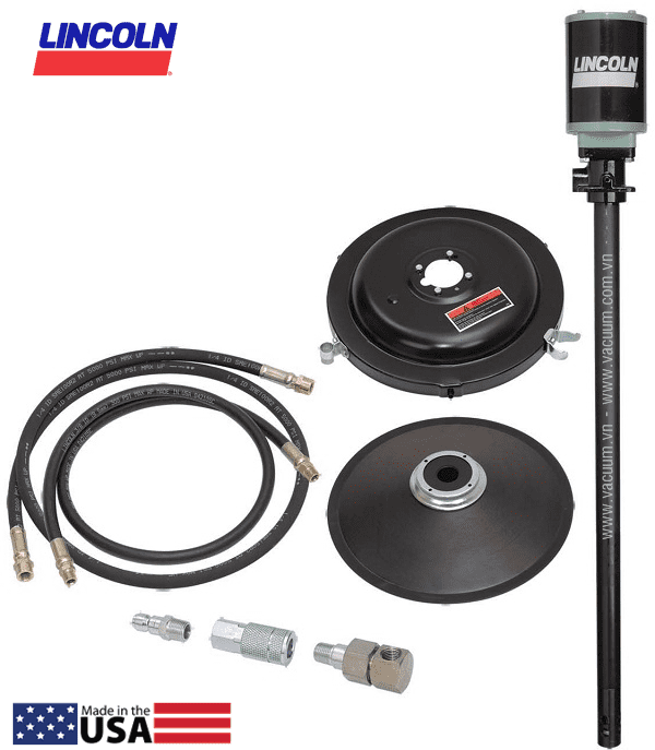 Bộ bơm mỡ khí nén Lincoln V350120DC , Lincoln air grease pump sets V350120DC