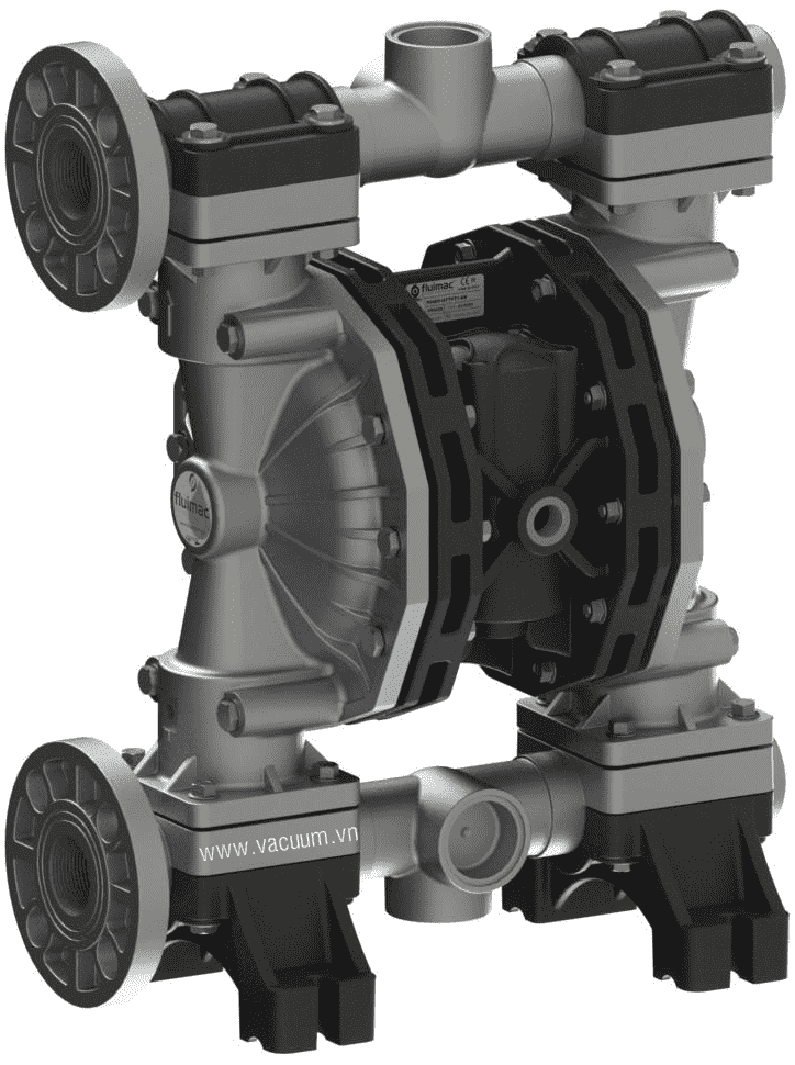 Bơm màng khí nén Fluimac P0400 (ALU), Fluimac diaphragm pump P0400 (ALU)