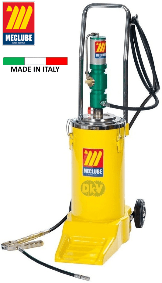 Bộ bơm mỡ khí nén Meclube 013-1096-000, Meclube Pneumatic grease pump sets 013-1096-000