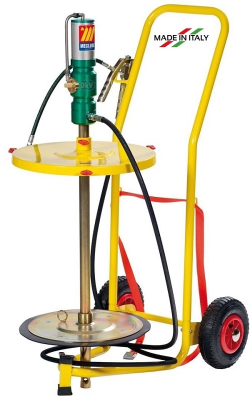 Bộ bơm mỡ khí nén Meclube 013-1115-000, Meclube Pneumatic grease pump sets 013-1115-000