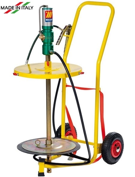 Bộ bơm mỡ khí nén Meclube 013-1118-000, Meclube Pneumatic grease pump sets 013-1118-000