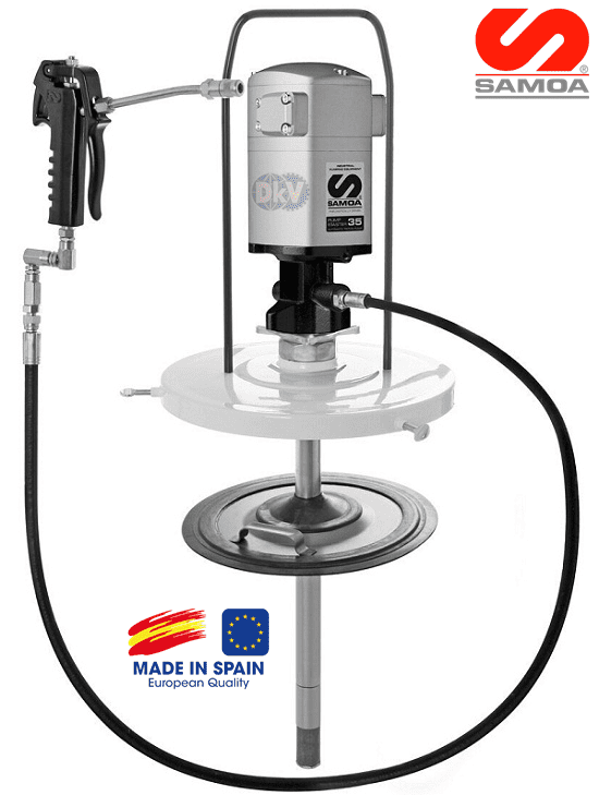 Bộ bơm mỡ khí nén Samoa 423 021 , Samoa air grease pump sets 423 021 