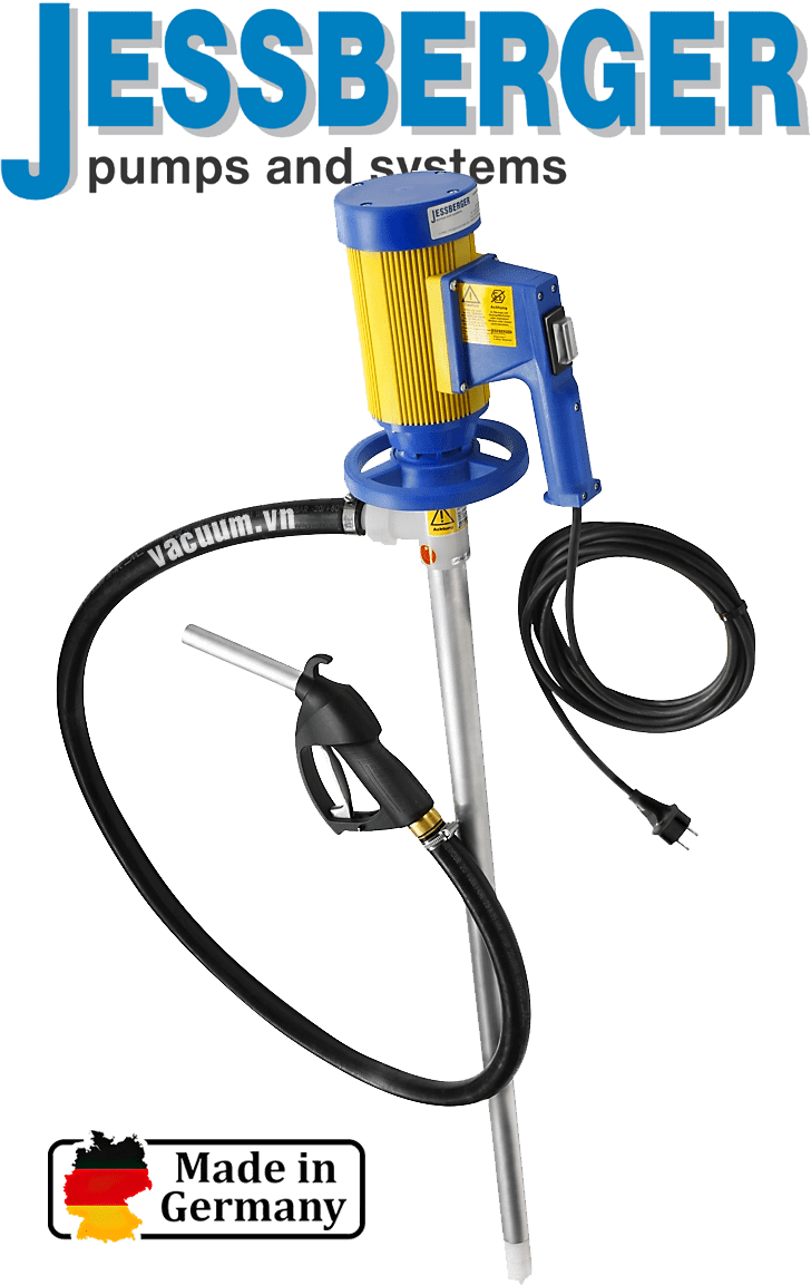 Bơm thùng phuy Jessberger JP-280 ALU (1281 4121), Jessberger drum pump JJP-280 ALU (1281 4121)