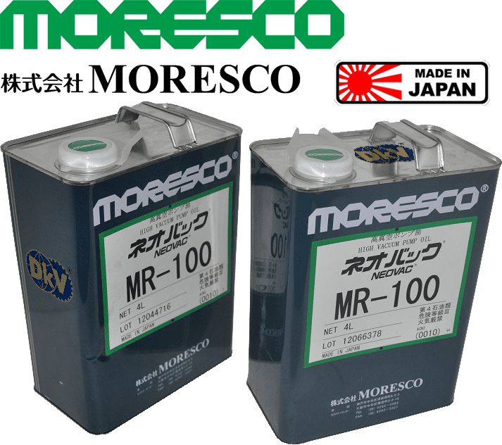 Dầu chân không Moresco MR-100, Moresco vacuum oil MR-100