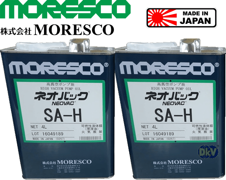 Dầu chân không Moresco SA-H, Moresco vacuum oil SA-H