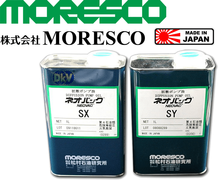 Dầu chân không Moresco SY, Moresco oil diffusion pump SY